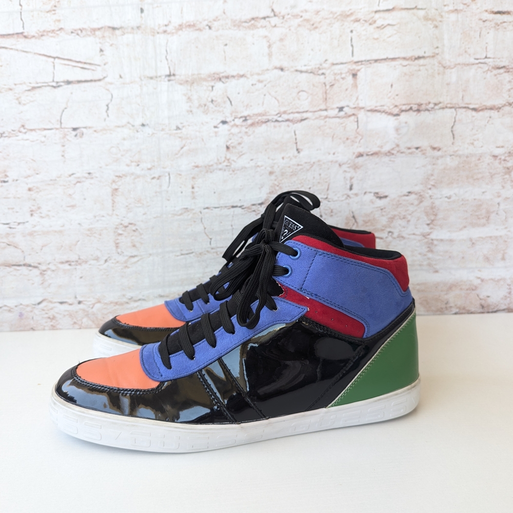 Guess Pelzy High-Top Sneakers. - Picture 5 of 11